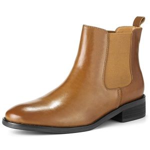 Leather Chelsea Ankle Boots Sz 8.5 Brown